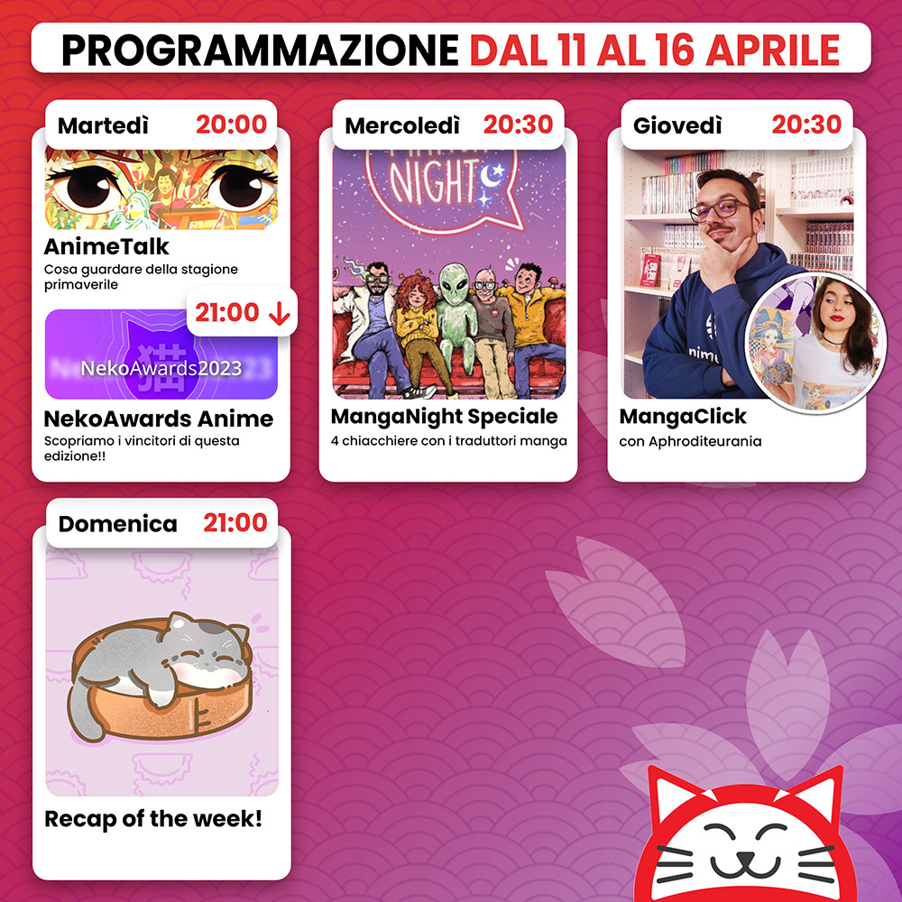 Calendario Twitch AC 11 AL 16 APR Calendario Twitch AC 11 AL 16 APR